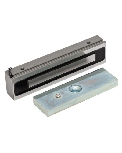 Электромагнитный замок AccordTec ML-200K-3 Premium Grey с планкой в Москве Электромагнитные замки Pintop.ru