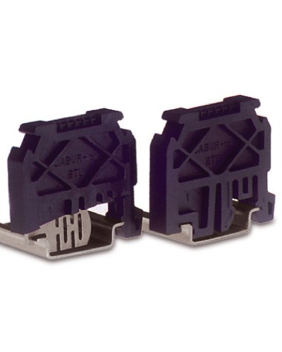 Торцевой упор BTU для фиксации клеммных зажимов на рейке ДКС ZBT005 в Москве Держатели, клипсы, скобы Pintop.ru