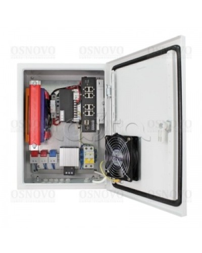 Cтанция базовая, уличная OSNOVO OS-34TB1 в Москве Блоки питания для кожухов и камер Pintop.ru