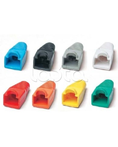 Колпачок изолирующий для разъемов RJ-45 Hyperline BOOT-GN-10 в Москве Коннекторы Pintop.ru