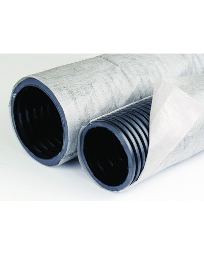 Труба ПНД гибкая дренажная д.125мм с геофильтром SN6, перфорация 360 град DKC (141912A) в Москве Труба гофрированная Pintop.ru