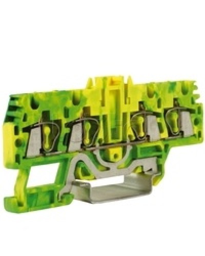 Зажим для заземления, 2 ввод/2 вывода, 2,5 кв.ммжелто-зеленый DKC ZHT520-RET в Москве Держатели, клипсы, скобы Pintop.ru