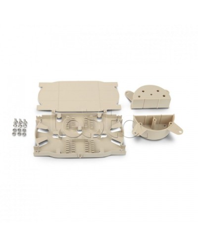 Набор для комплектации боксов FO-19BX для сварки (сплайс бокс): сплайс-пластина и организаторы для кабеля, для боксов, на 24 КДЗС Hyperline FO-SPL-1U-KIT в Москве Кроссы оптические Pintop.ru