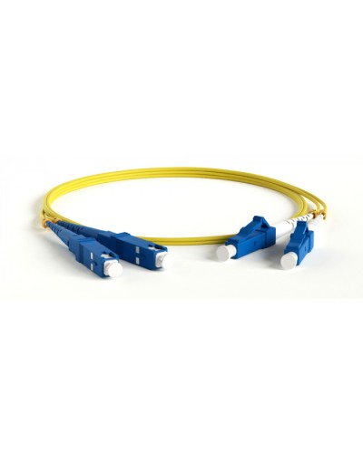 Патч-корд волоконно-оптический Hyperline FC-D2-9-FC/UR-SC/UR-H-15M-LSZH-YL в Москве Патч-корды оптические Pintop.ru