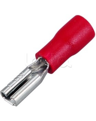 Клемма плоская изолированная 0.5-1.5 мм² (КПИ гнездо - 3.8мм) (100шт/уп) REXANT 08-0411 в Москве Клеммные колодки Pintop.ru