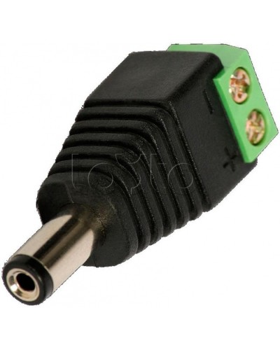 Разъем питания штекер 2.1х5.5 с быстрозажимной колодкой (50шт/уп) REXANT (14-0314-2) в Москве Коннекторы Pintop.ru