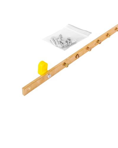 Панель заземления вертикальная ЦМО ПЗ-1000.200А в Москве Аксессуары для стоек и шкафов Pintop.ru