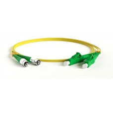 Патч-корд волоконно-оптический Hyperline FC-D2-9-LC/AR-SC/AR-H-2M-LSZH-YL