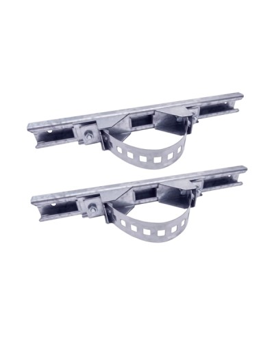 Комплект крепления на столб для станций 200-300 мм OSNOVO в Москве Системы видеонаблюдения Pintop.ru