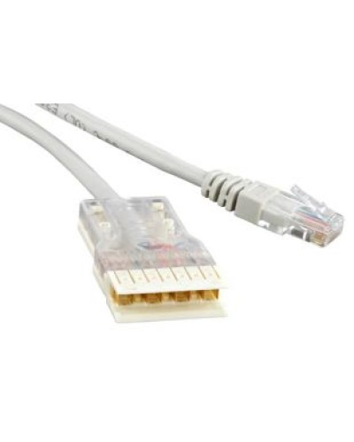 Патч-корд 110 тип-RJ45, 1 пара (1 м) Hyperline PC-110-RJ45-1P-CX-1M-LSZH-GY в Москве Патчкорды (медные) Pintop.ru