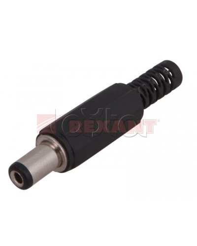 Разъем питания штекер 2.1х5.5x10 мм (50шт/уп) REXANT 14-0311 в Москве Коннекторы Pintop.ru