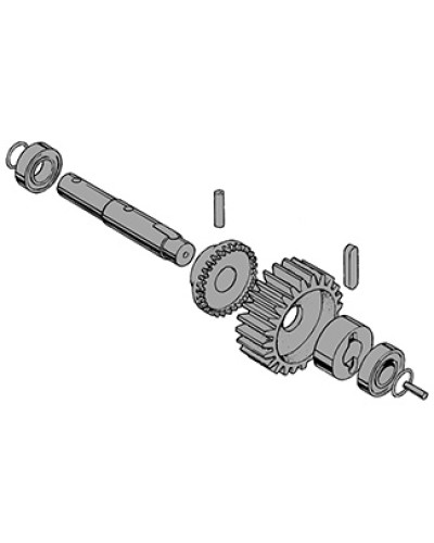 Вал в сборе C-BY Came 119RIC031 в Москве Запчасти для шлагбаумов и автоматики Pintop.ru