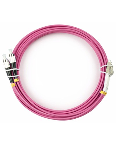 Шнур оптический duplex LC-FC 50/125 mm OM4 5м LSZH Cabeus FOP-50-OM4-LC-FC-5m в Москве Патч-корды оптические Pintop.ru
