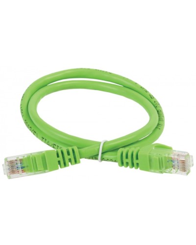 ITK Коммутационный шнур (патч-корд), кат.5Е UTP, 1,5м, зеленый (PC02-C5EU-1M5) в Москве Патч-корды и пигтейлы Pintop.ru