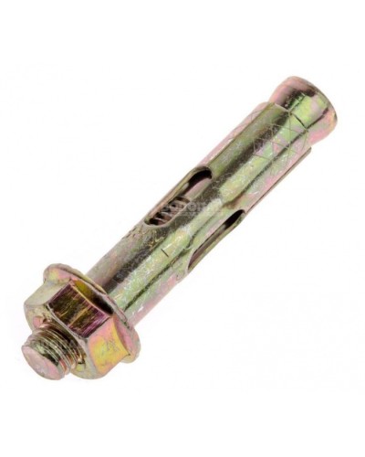 Анкерный болт с гайкой оцинкованный М10/12х60 (50 шт/уп) Промрукав (PR08.2353) в Москве Крепеж Pintop.ru