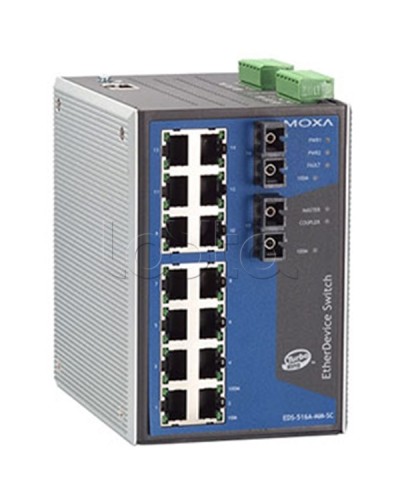 Коммутатор управляемый промышленный 16-портовыйMoxa EDS-516A-MM-SC в Москве Коммутаторы Pintop.ru
