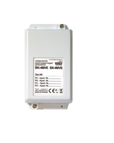 Блок коммутации домофонов Vizit БК-4MVE в Москве Блоки управления многоабонентные Pintop.ru