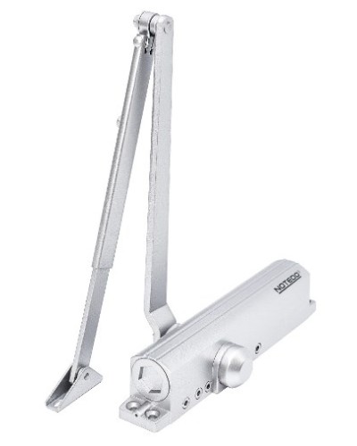 Доводчик NOTEDO DC-030-130 EN2-5, с рычажной тягой, DA+BC, (белый) в Москве Доводчики Pintop.ru