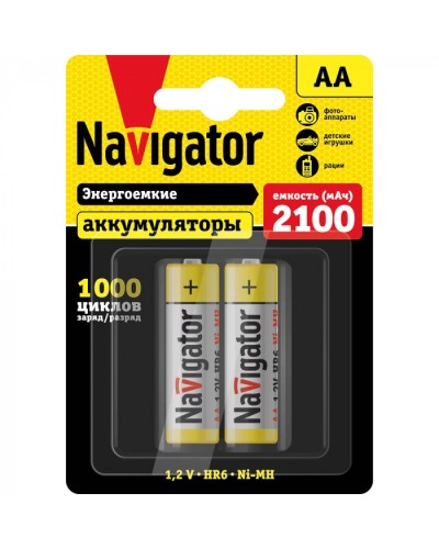 Аккумулятор Navigator 94 463 NHR-2100-HR6-BP2 в Москве Электротехническое оборудование Pintop.ru