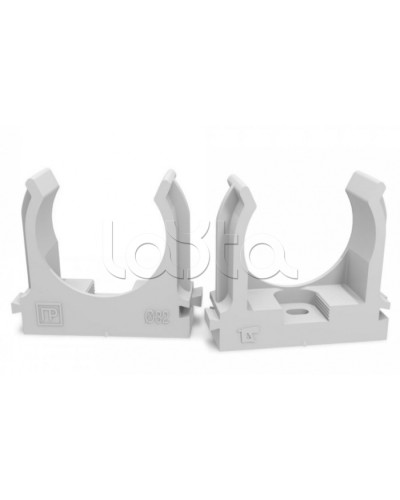 Крепеж-клипса для труб для монтажного пистолета серая в п/э д32 (25шт/500шт уп/кор) Промрукав (PR13.0122) в Москве Держатели, клипсы, скобы Pintop.ru