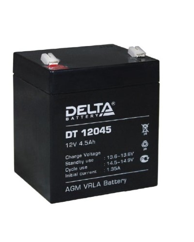 Аккумулятор свинцово-кислотный Delta DT 12045 в Москве Электротехническое оборудование Pintop.ru