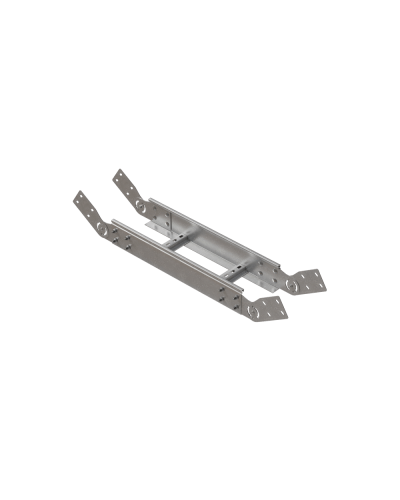 Вертикальный шарнирный угол 100х300х1,5 мм N КМ-профиль (LSHL100-300-1.5 N) в Москве Аксессуары для лотков Pintop.ru