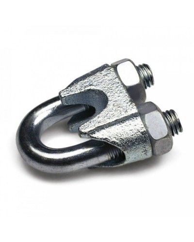 Зажим троса одинарный D4мм тип Слоник DIN 741 (100 шт/уп) Промрукав (PR08.3892) в Москве Держатели, клипсы, скобы Pintop.ru