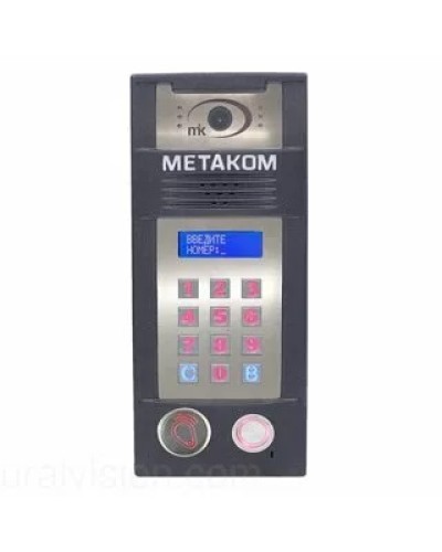 Многоабонентый антивандальный блок вызова со встроенной гибридной видеокамерой Метаком MК2018-TMRFGVH в Москве Блоки вызова многоабонентные Pintop.ru