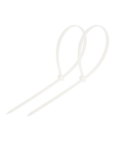 Стяжка нейлоновая неоткрывающаяся, безгалогенная (halogen free) 150x2.5мм, белая (100 шт) в Москве Стяжки-хомуты Pintop.ru