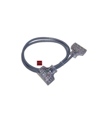 Патч-корд 110 тип - 110 тип, 1 пара, категория 6, 1.5 м, серый LANMASTER LAN-P4-P4-1.5/6 в Москве Патч-корды и пигтейлы Pintop.ru