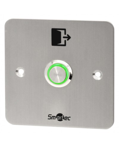 Кнопка выхода металлическая врезная Smartec ST-EX144L в Москве Кнопки выхода Pintop.ru