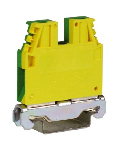 TEC.6/O, зажим для заземления желт.зелен 6 кв.мм DKC (ZTO120) в Москве Держатели, клипсы, скобы Pintop.ru