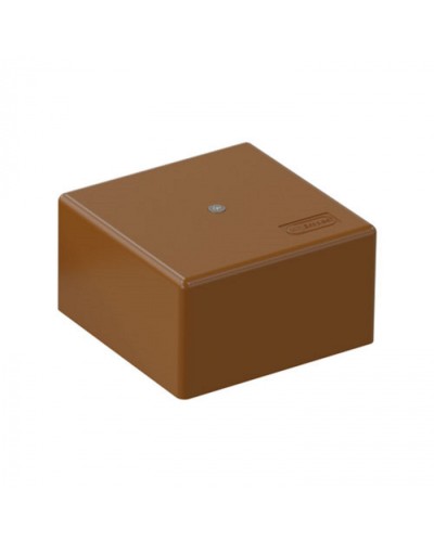 SD3 Коробка распределительная для о/п, для монтажного пистолета 75x75x40мм, 12 пар 10мм2, (корич.) Экопласт (72936B) в Москве Распределительные коробки Pintop.ru