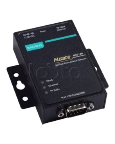 Преобразователь Modbus-RTU/ASCII в Modbus/TCP Moxa MGATE MB3180 в Москве Дополнительное оборудование для ОПС Pintop.ru