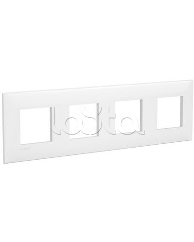 Рамка ARTLEBEDEV Белое облако Avanti, 8 мод. DKC 4400908 в Москве Аксессуары для стоек и шкафов Pintop.ru