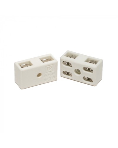 Клемма керам. латунь 6 мм² 2 пары на 8 контактов (5 шт/уп) Промрукав (PR08.7164) в Москве Аксессуары для кабель-канала Pintop.ru