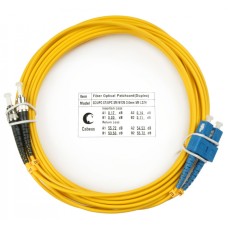 Шнур оптический duplex SC-ST 9/125 sm 25м LSZH Cabeus FOP(d)-9-SC-ST-25m