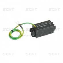 Устройство грозозащиты цепей видео HDCVI/HDTVI/AHD одноканальное, для кабеля витой пары SC&T SP009T