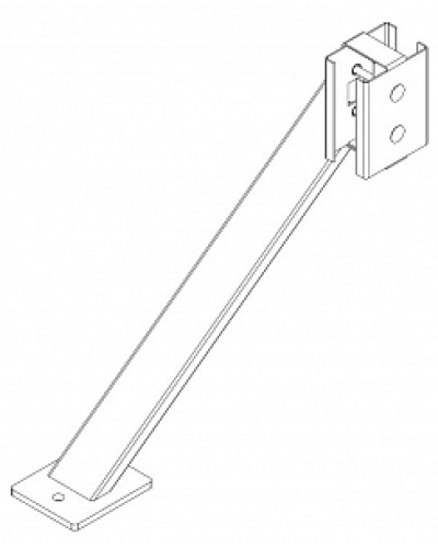 Упор PERCo-MB-16.9 в Москве Дополнительное оборудование для СКУД Pintop.ru
