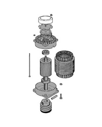 Электродвигатель C-BY Came 119RIC036 в Москве Запчасти для шлагбаумов и автоматики Pintop.ru