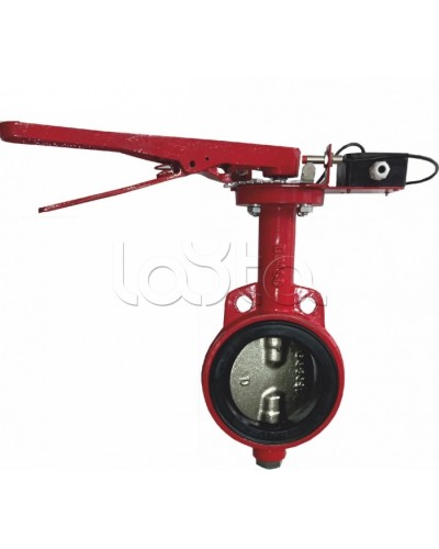 Затвордисковый с ручным приводом с контролем положения УКПЗА Спецавтоматика 3т 150/1,6(Р)-Ф.У3.1-АМК-150v2 в Москве Затворы дисковые Pintop.ru