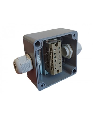 Коробка пылевлагонепроницаемая клеммная G366-Т А К АЯКС IP66/IP65, 82x80x55 Магнито-контакт в Москве Распределительные коробки Pintop.ru