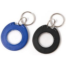 Брелок IronLogic IL-08MBT, 1K, с кольцом, синий с прозрачной серединой