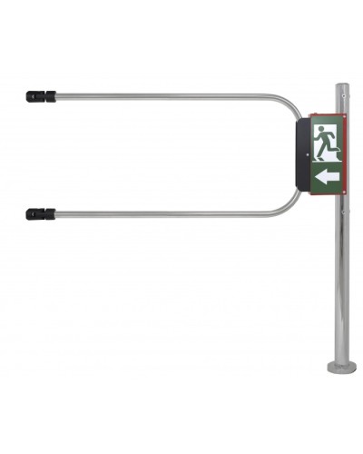 Smartec ST-GR010EC-CR - Калитка аварийного выхода с электромагнитом, хромированная, в комплекте стойка 1000 х D50 мм и створка 1000 х D25 мм. в Москве Калитки Pintop.ru