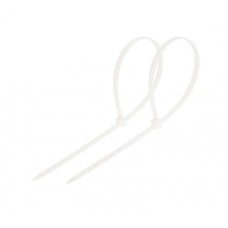 Стяжка нейлоновая неоткрывающаяся, безгалогенная (halogen free) 200x3.6мм, белая (100 шт)