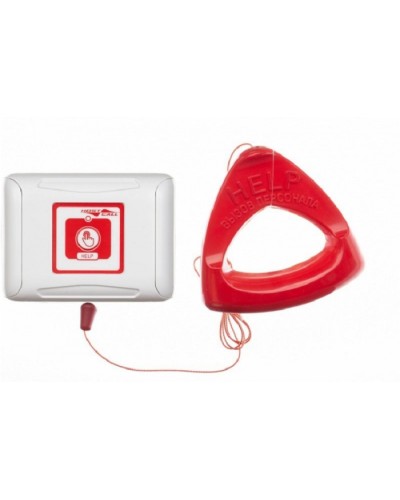 Влагозащищенная радиокнопка вызова со шнуром Hostcall MP-413W2 в Москве Система оповещения и трансляции Hostcall Pintop.ru