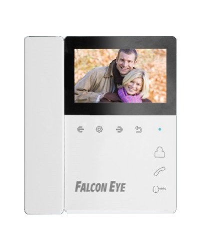 Монитор цветного видеодомофона с трубкой на магните Falcon Eye Lira в Москве Вызывные видеопанели малоабонентные Pintop.ru