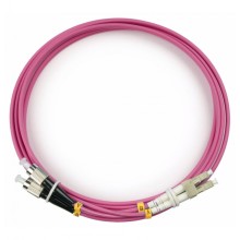 Шнур оптический duplex LC-FC 50/125 mm OM4 2м LSZH Cabeus FOP-50-OM4-LC-FC-2m