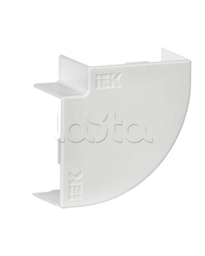 Поворот на 90 гр. КМП 80x40 (4 шт./комп.) IEK (CKMP10D-P-080-040-K01-R) в Москве Аксессуары для кабель-канала Pintop.ru