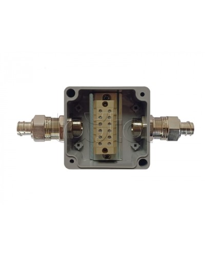 G366 А МВ (ввод провода в металлорукаве Ду15) К АЯКС IP66/IP65, 82x80x55 Магнито-контакт в Москве Распределительные коробки Pintop.ru